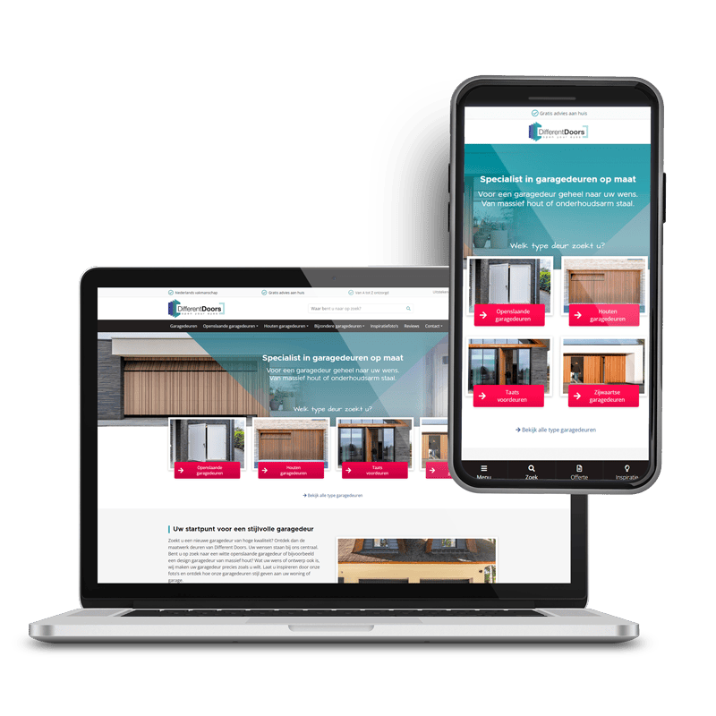 <p class="supkop">DIfferent Doors</p>
<h3 class="card-title h5">Meer leads met converterende website op maat</h3>
